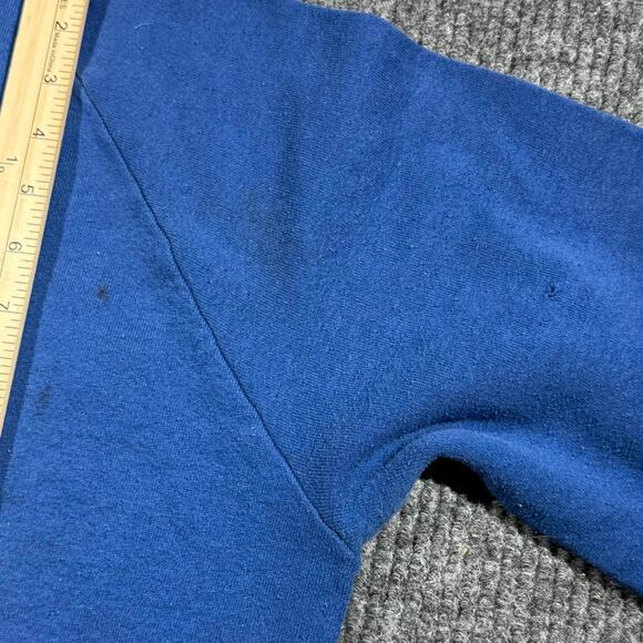 Vintage Reindeer Nature Sweatshirt Mens L Blue 90s Animals USA Made - Picture 8 of 8